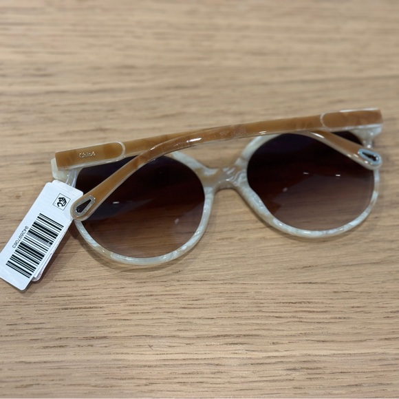 Chloe Stylish Brown and Gray Sunglasses - Picture 3 of 3